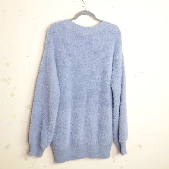 SWEET lovely oversize slouchy eyelash sweater - Picture 6 of 7